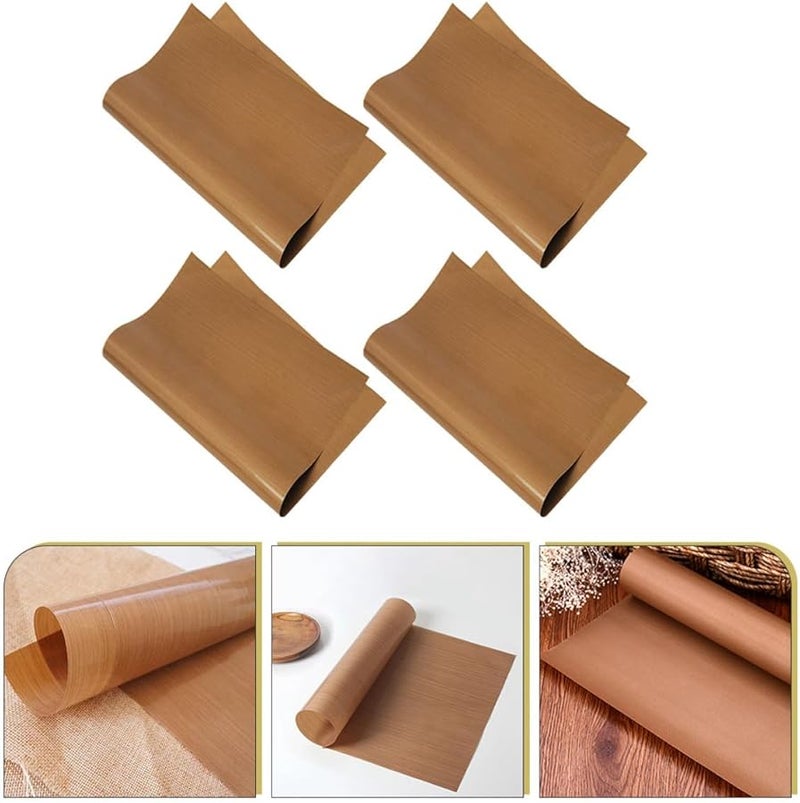 حصائر الخبز غير اللاصقة من PTFE مقاس 300 × 400 مم، بطانة صواني الفرن القابلة لإعادة الاستخدام للكعك والمعجنات - Image 3